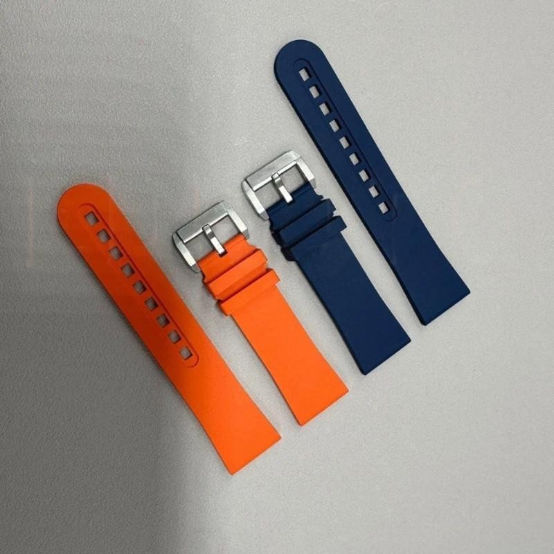 23mm Premium FKM Watch Band Rubber Strap Fits Blancpain Fifty Fathoms 5015 5200