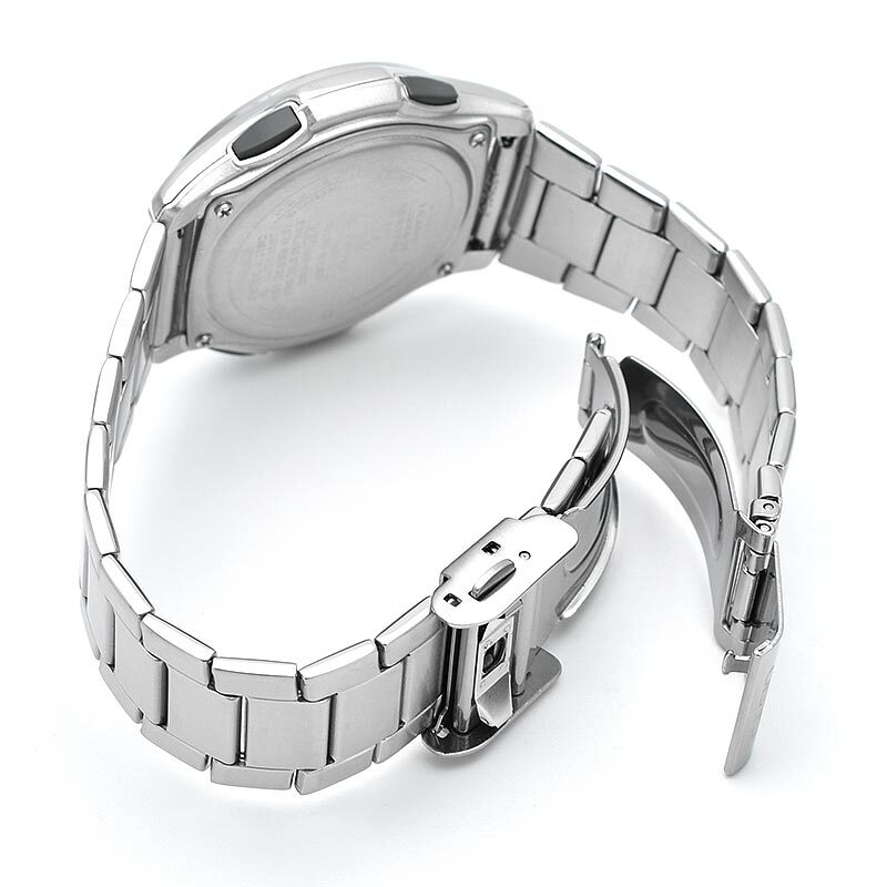 CASIO WAVE CEPTOR WVA-M630D-1A4JF Radio Solar Analog Digital Watch Silver 42.1mm
