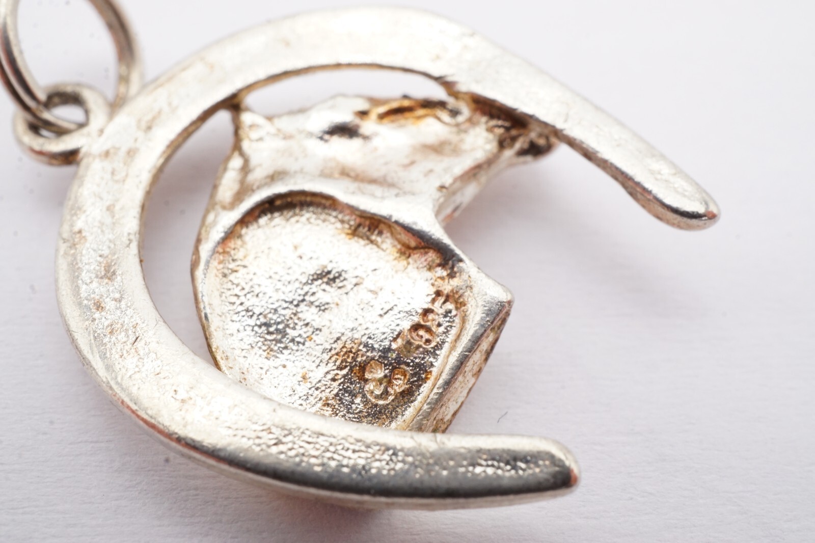 Vintage Sterling Silver 925 Horse Shoe Pendant Luck