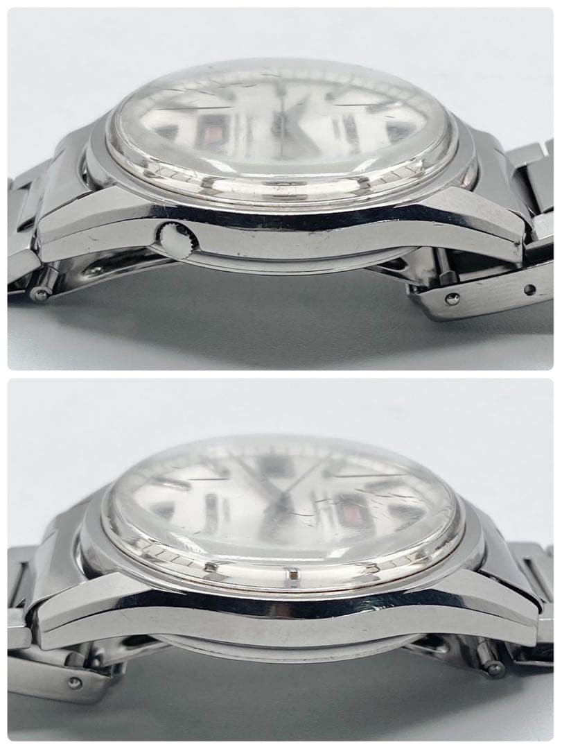 SEIKO Seikomatic Weekdater 6218-8971 Automatic 35J Silver Men’s Watch