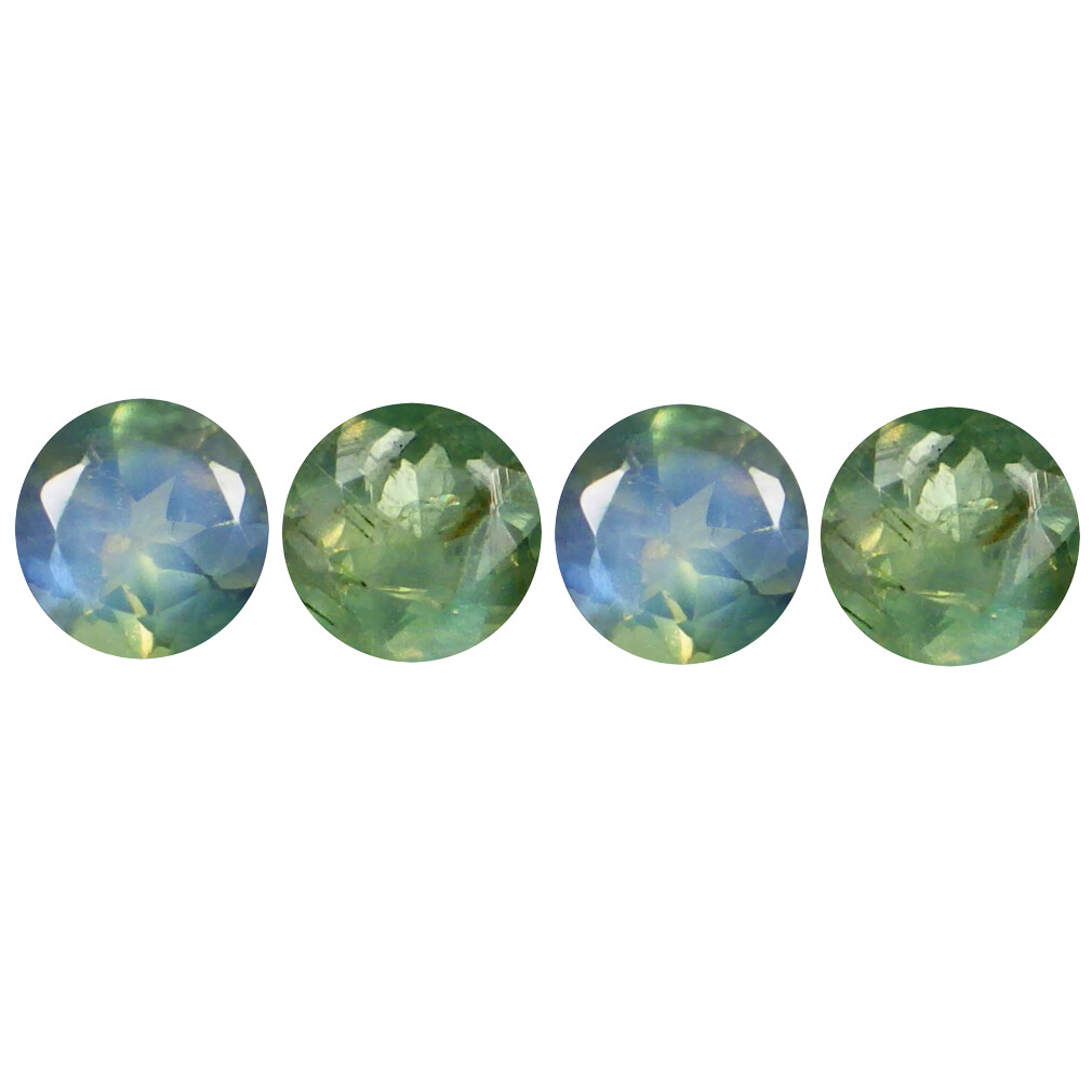 0.36 ct (4 pcs Lot) Valuable CALIBRATED SIZE(3 x 3 mm) Round Shape Alexandrite