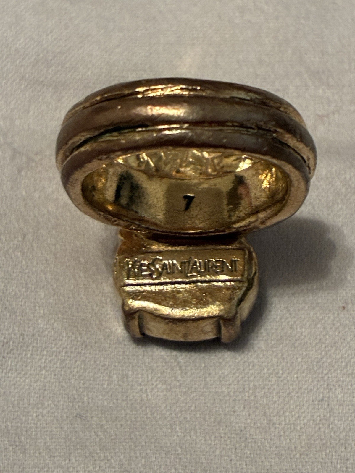 Vintage Yves Saint Laurent Arty Ring FREE SHIPPING