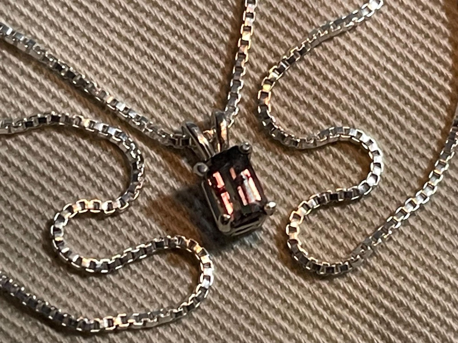 Certified Alexandrite Necklace 0.36 Ct Pendant Sterling Silver Natural AP175
