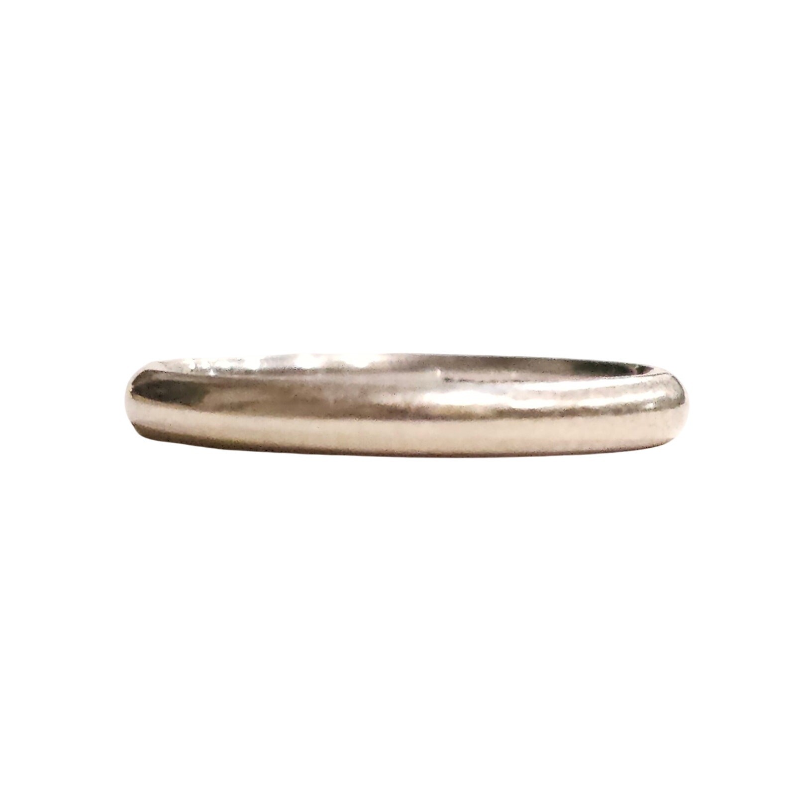 Vintage 14K White Gold “ArtCarved Co” Wedding Band Ring