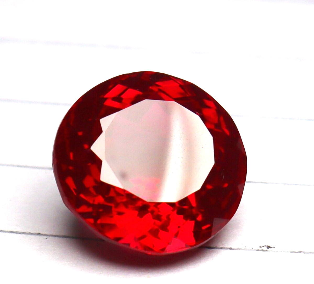 11.70 Ct Red Ruby Round Cut Loose Gemstone Natural Certified