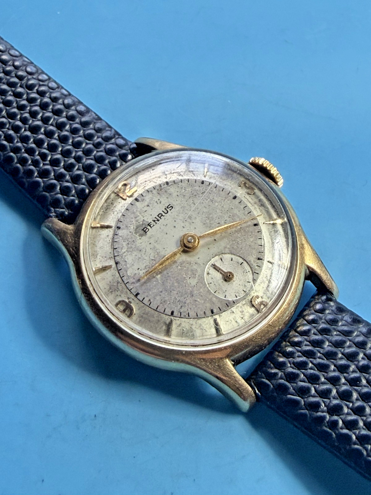 Vintage Benrus BB 14 Swiss 17J 20micron Gold Plated Manual Wind Watch – Runs