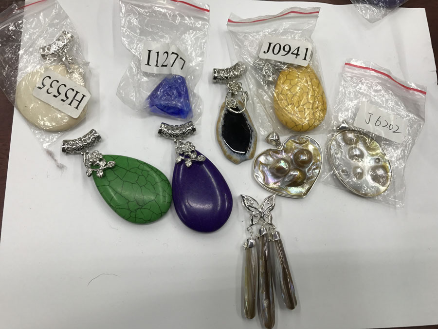 925 Sterling Silver Overlay Mix Pendent With Free Shipping