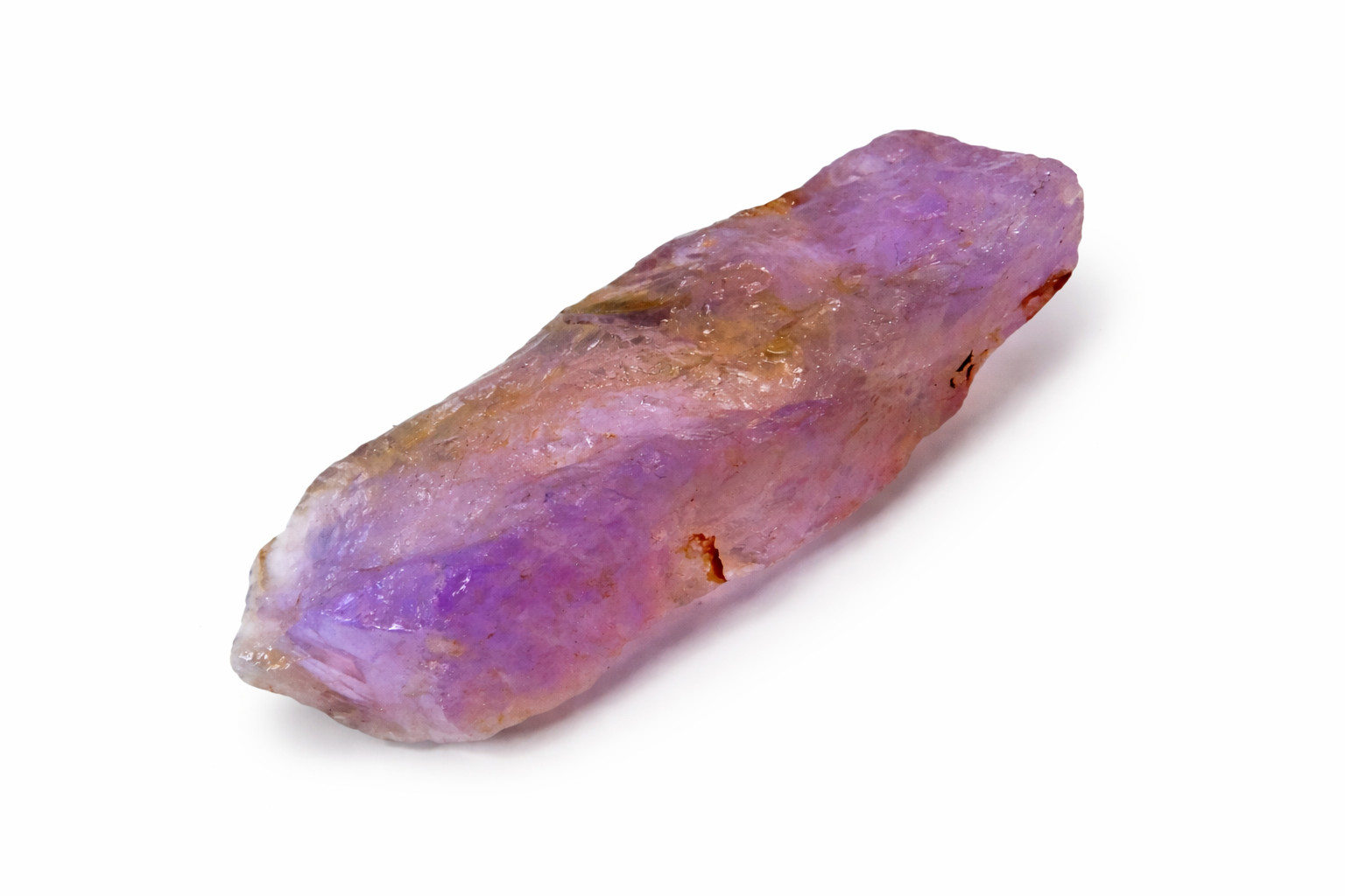 139 CT Natural Ametrine Rough CERTIFIED Bi-Color Huge Size Uncut Bolivian Rough