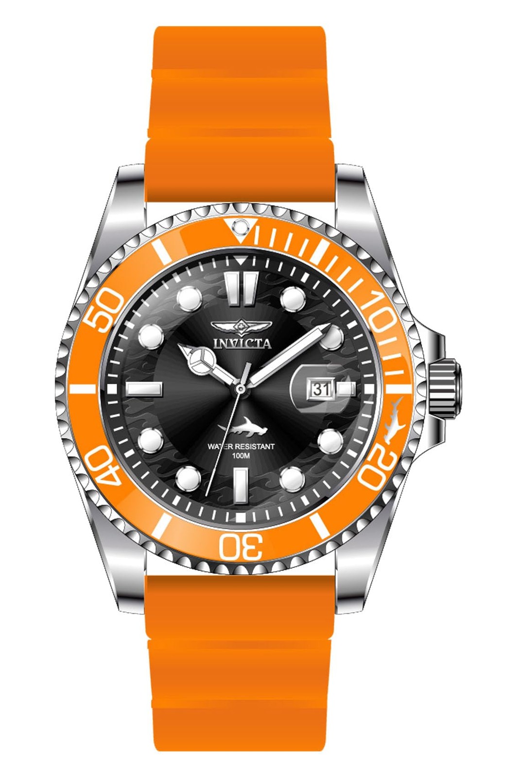 Pro Diver Men 43mm Stainless Steel Steel Black dial