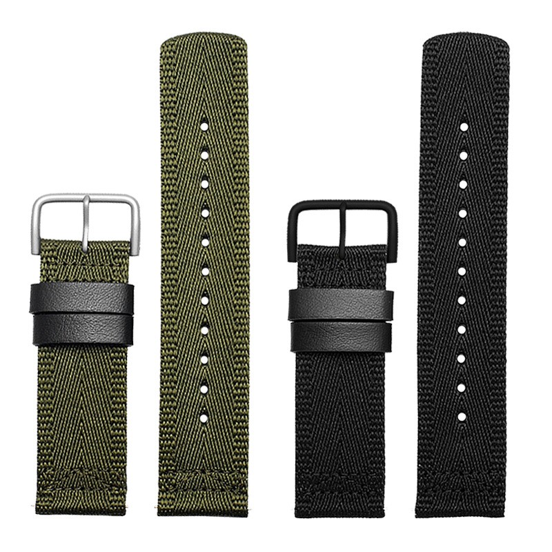 For Casio Protrek PRW-60/61/50/70Y/30 Nylon Canvas Watch Band Mens Strap 23mm