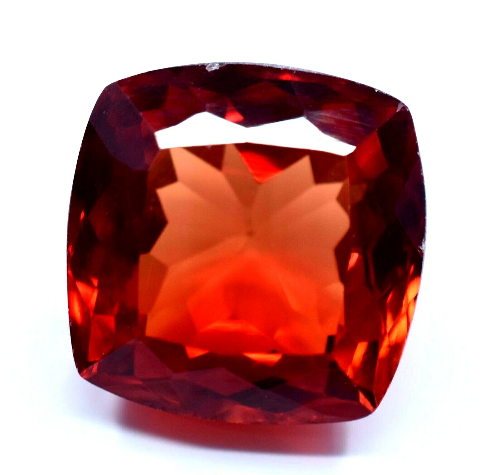 AAA Treated CEYLON Orange Spinel 14.85CT Certified STUNNING Cushion Cut Gemstone