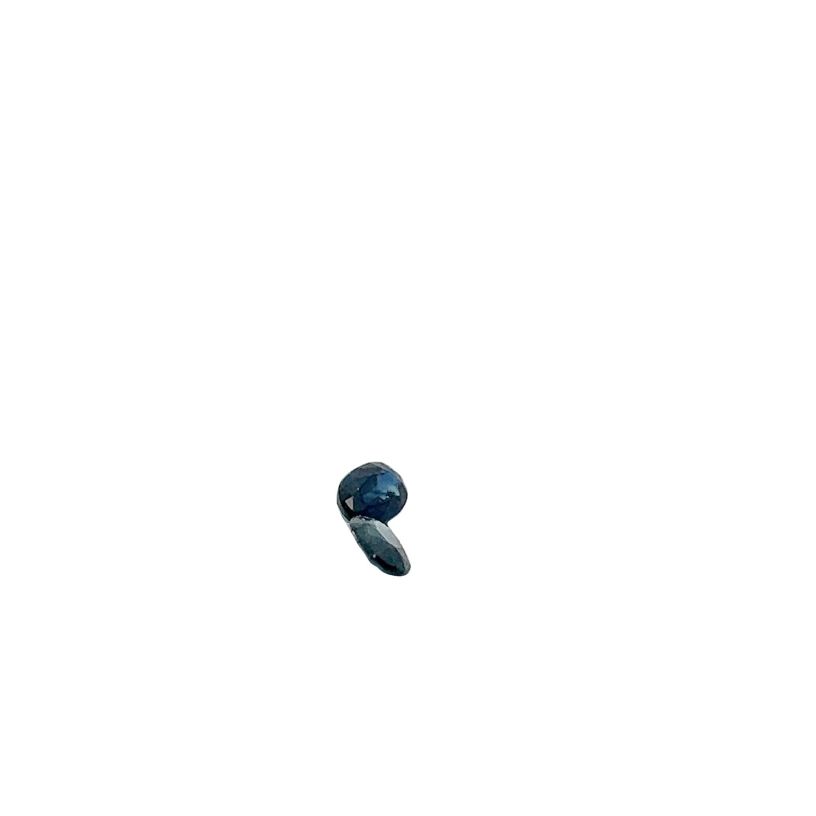 0.36ct Oval Cut Natural Genuine Dark Blue Sapphire Gemstone 5 x 3.5mm