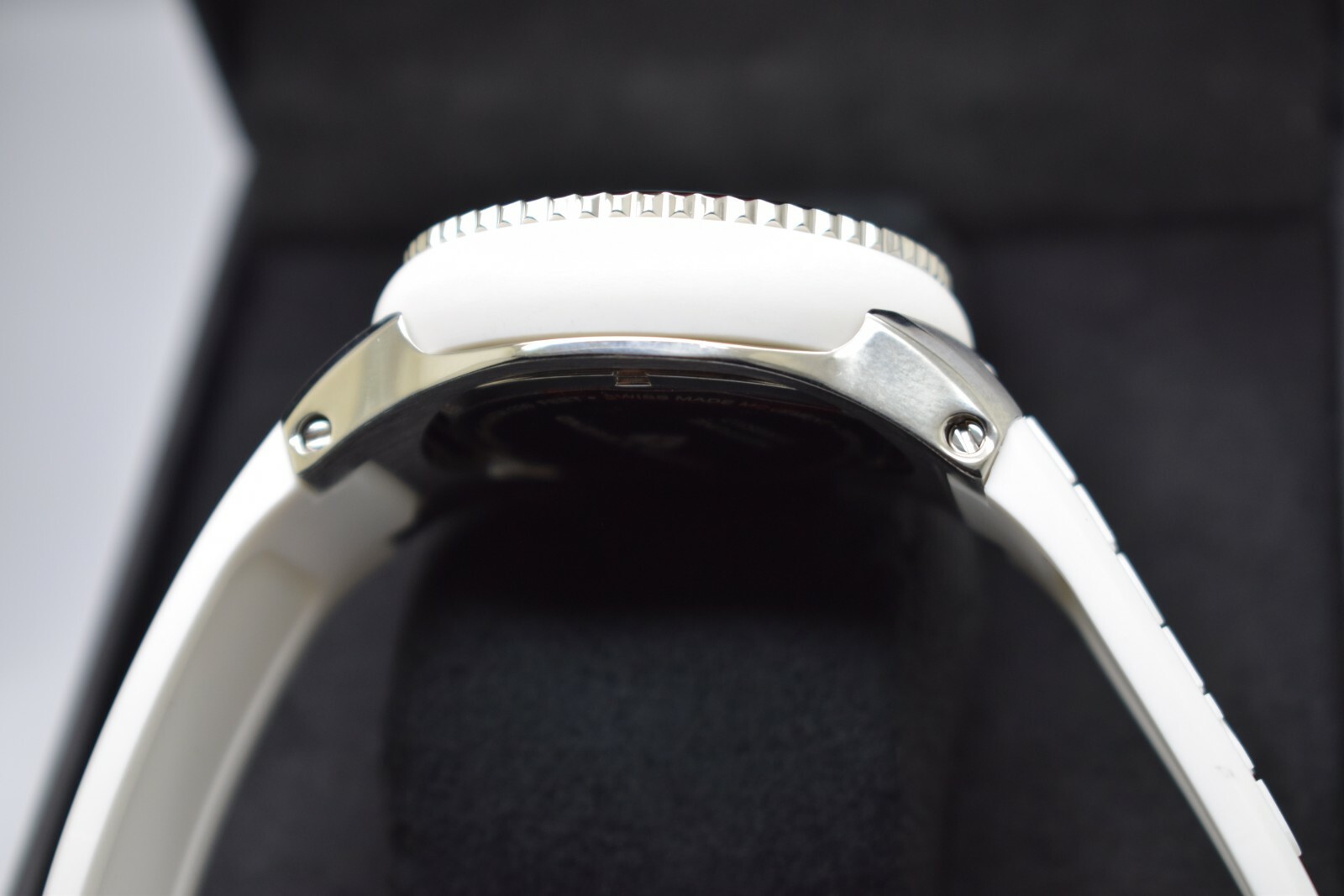 Swiss Legend Neptune Watch White Silicone Green Luminous Indices