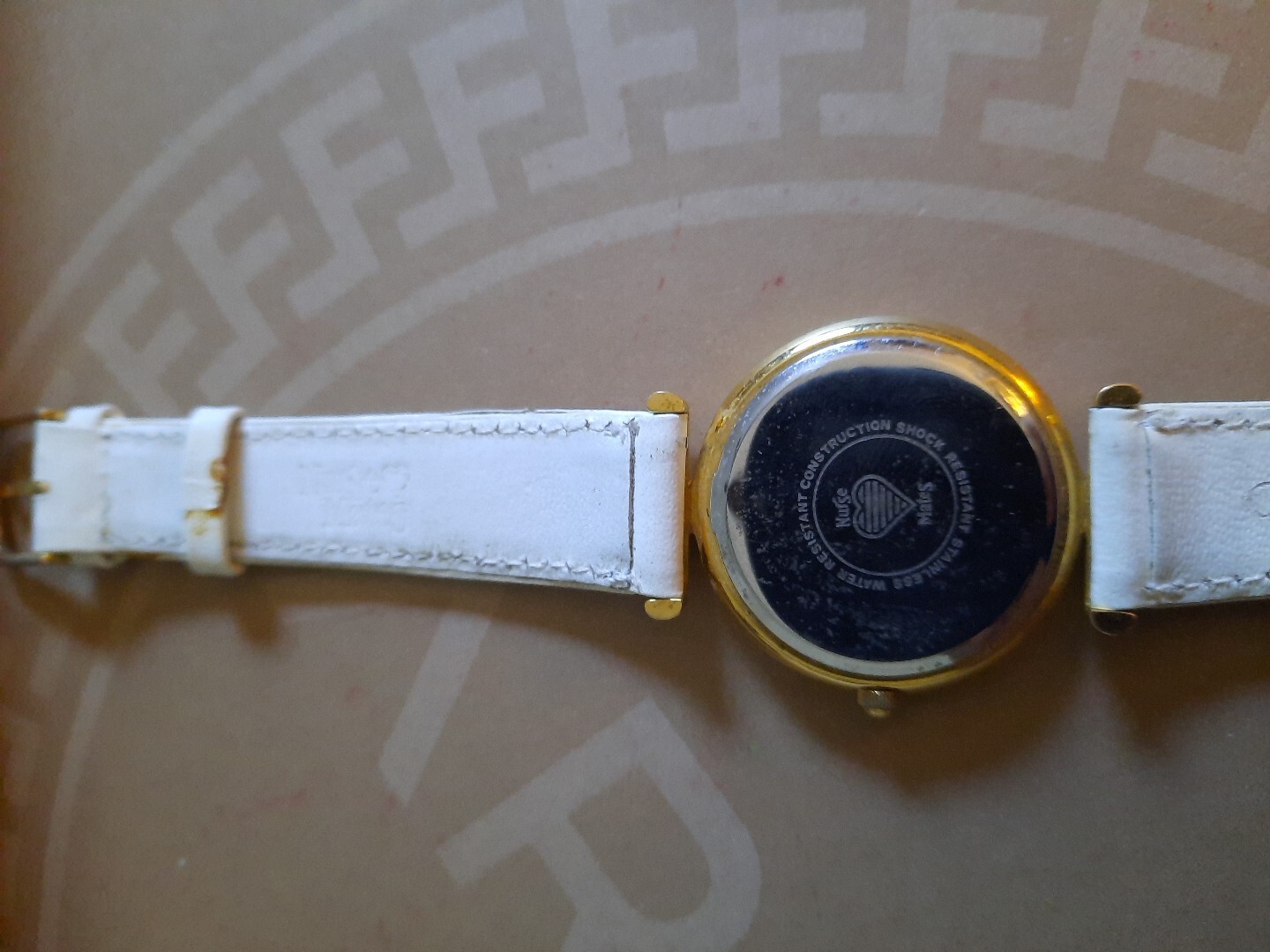 Rare White Nurse Mates Women’s Quartz Wrist Watch Works Great Japan Mvmt