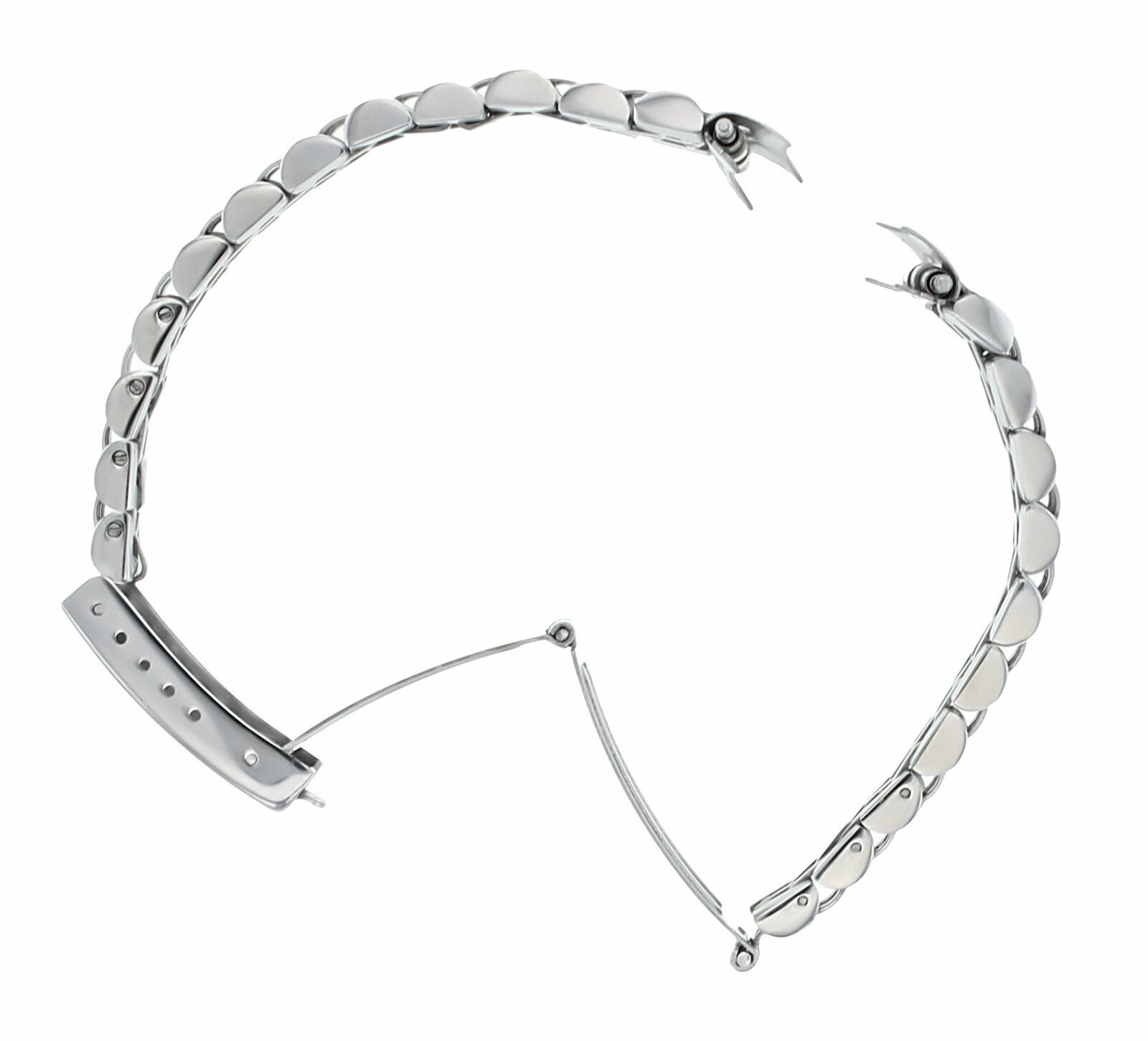 Ladies 13MM Stainless Steel Jubilee Watch Band For Rolex Datejust 26MM Case
