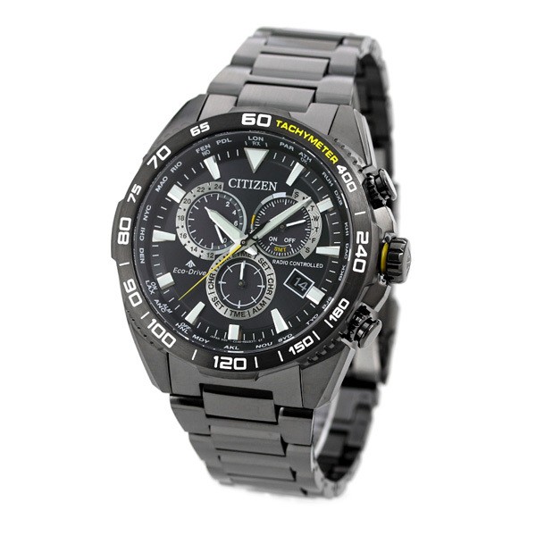 Citizen Men’s Wristwatch Eco Drive Radio Controlled 20 ATM Waterproof CB5037 84E