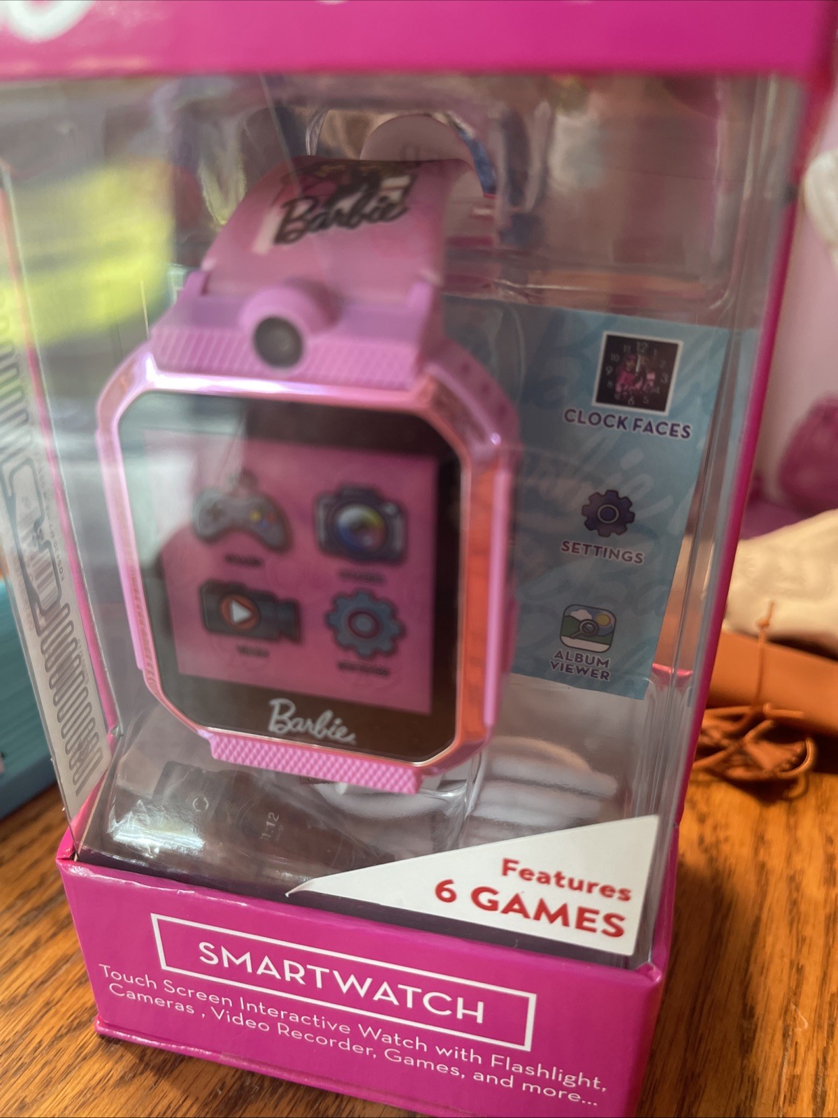 2025 Barbie Kids Smartwatch Touchscreen Camera Games Video Calendar NEW