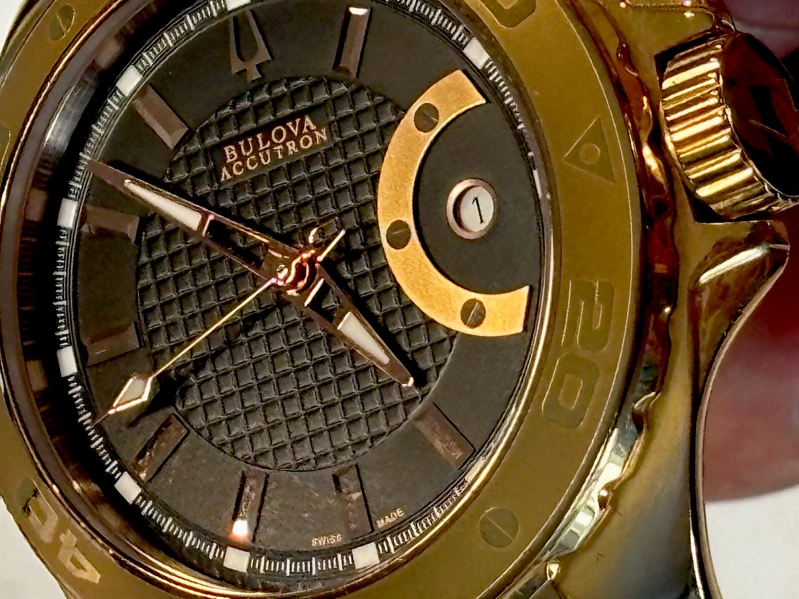Bulova Accutron Curacao 64B108 Swiss SW200 Automatic 300M Dive Watch Full Kit