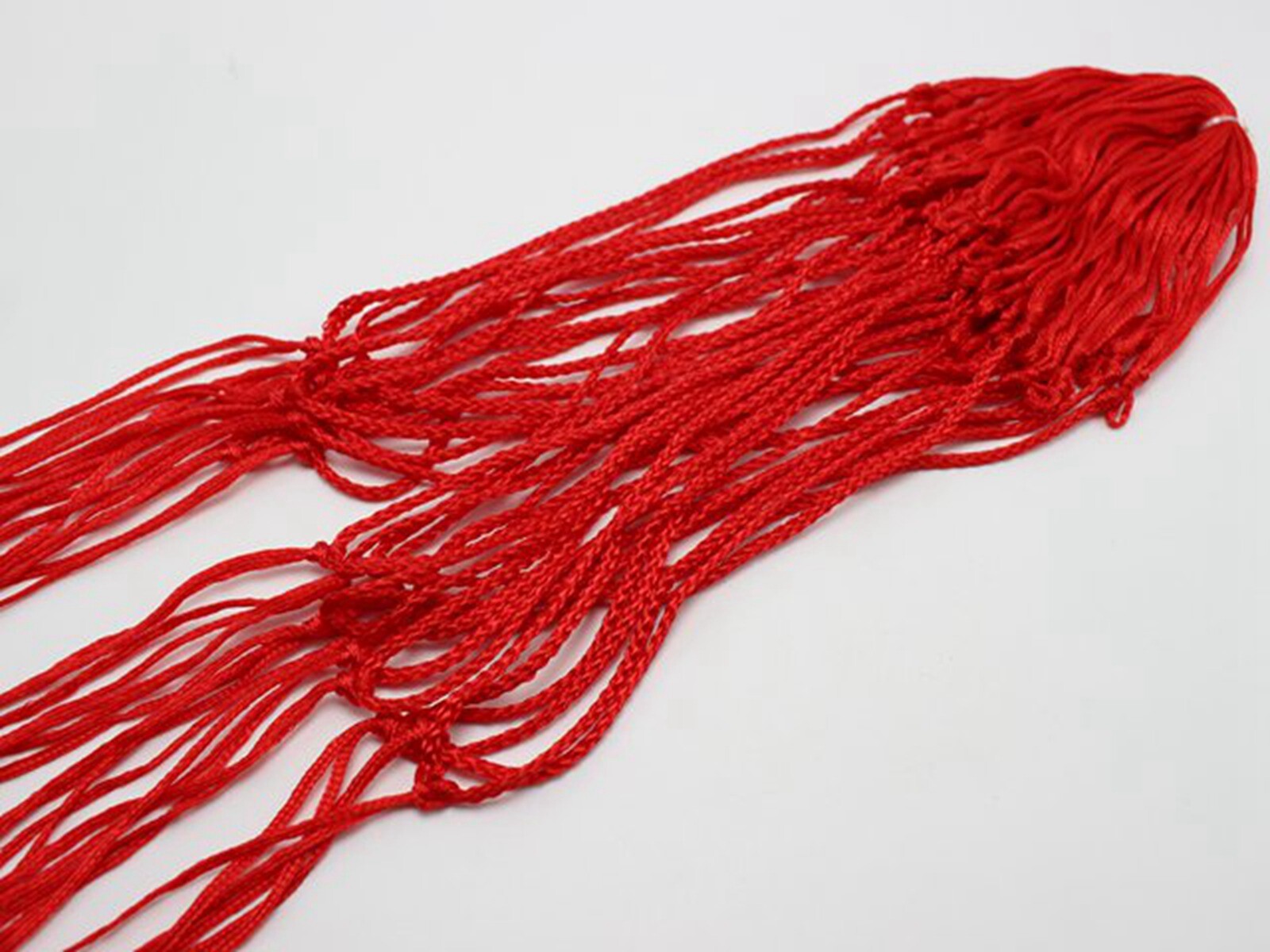 Chinese Silk Thread Hand Knotted Cord String Pendant Necklace Adjustable