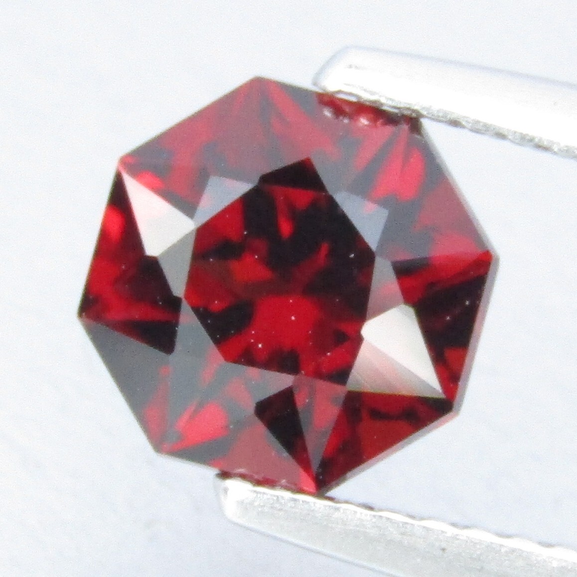 2.26Cts Natural Attractive Red Color Almandine Garnet 7.6mm Octagonal Cut Gem