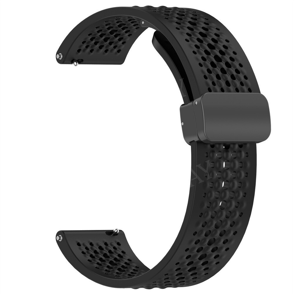 22mm Magnetic Silicone Strap Watch Band For Amazfit Bip 6/5 GTR 4/3/2/GTR 47mm