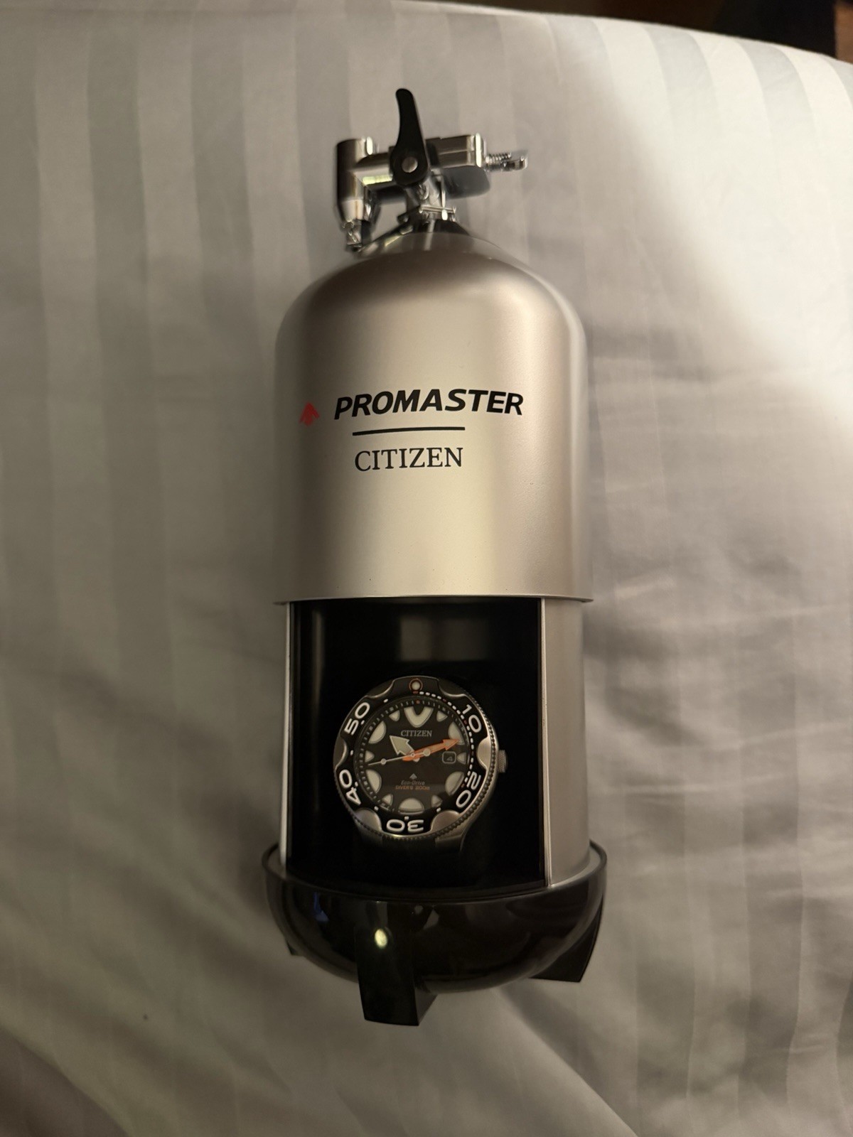 Citizen Eco-Drive Men’s ​PROMASTER ORCA Black Rubber Strap Watch