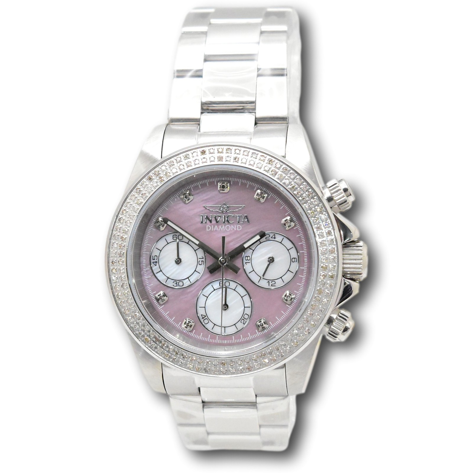 Invicta Elite Diamond 0.71 Carat Diamond Rose Mother of Pearl Watch 48756