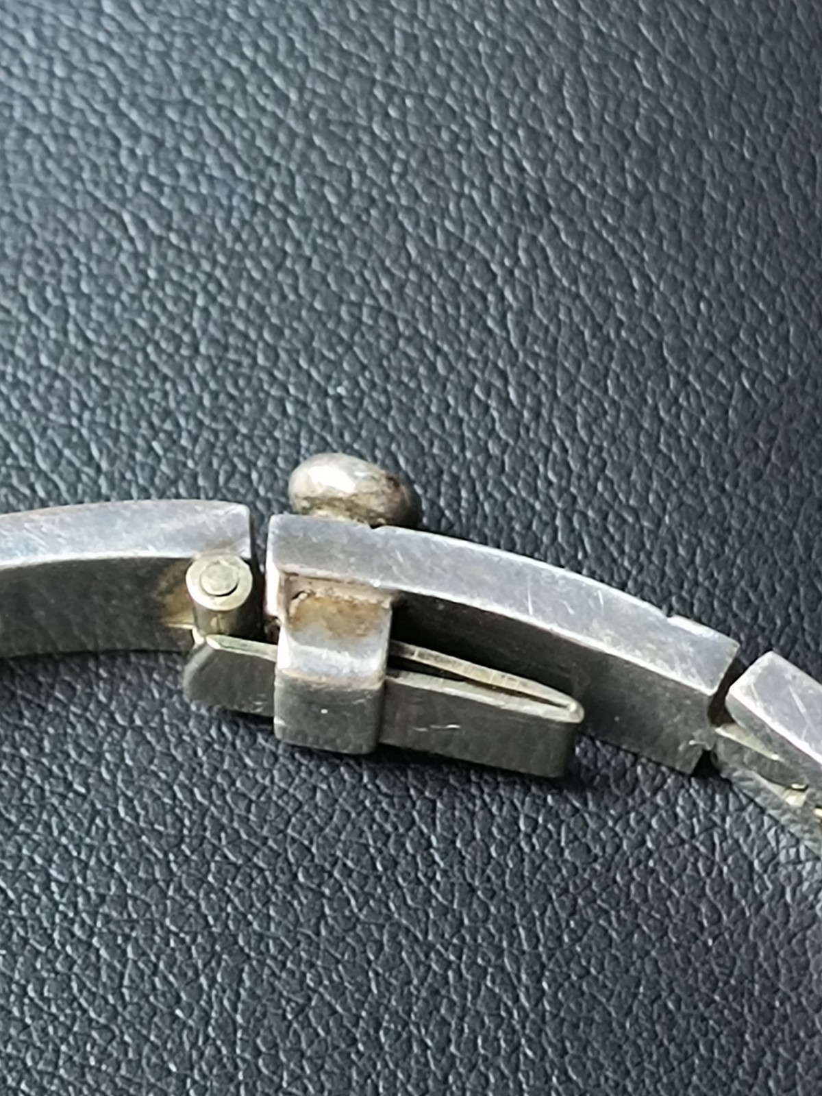 VTG Sterling Silver 925 Matching Panel Necklace and Bracelet TAXCO Mexico 114g