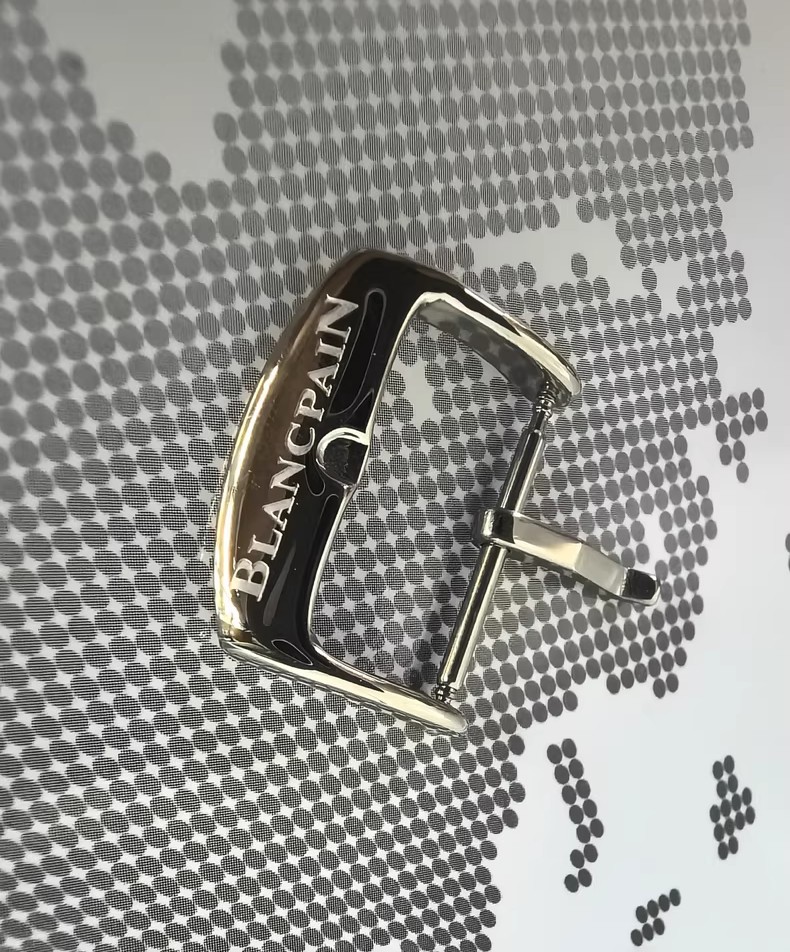 Fits Blancpain Vintage Silver Strap Pin Buckle 16mm 18mm NEW