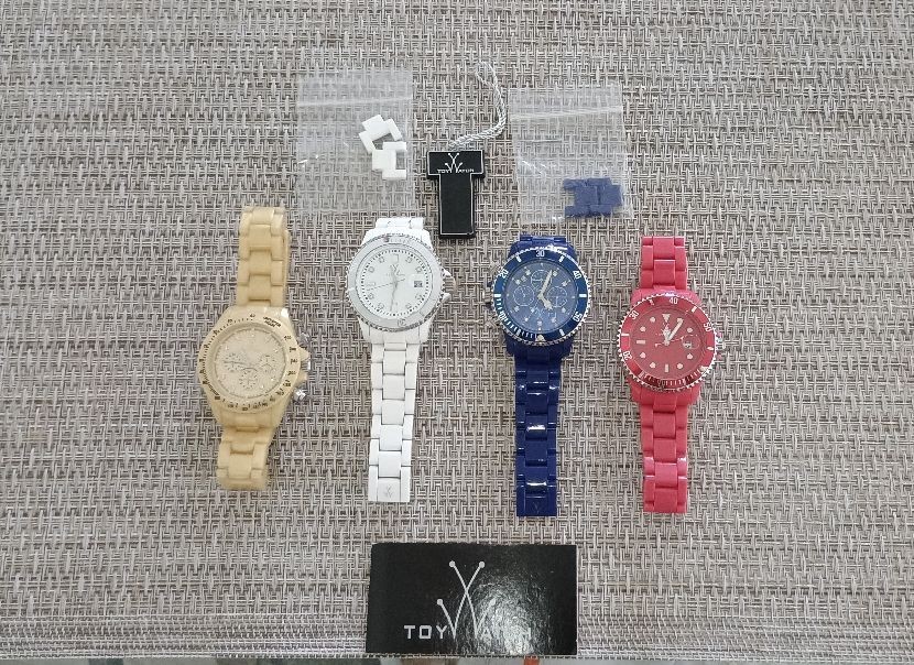 Set of Four (4) Original & Genuine Toy Watches