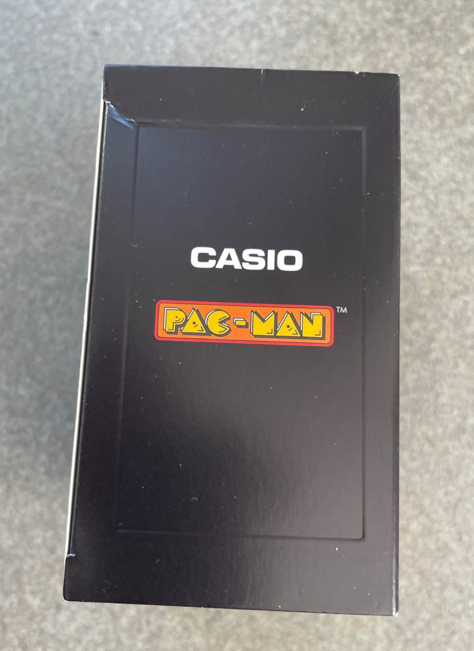 Casio Pac-Man Watch A100WEPC-1B Digital Reprint Design PacMan Collab NEW