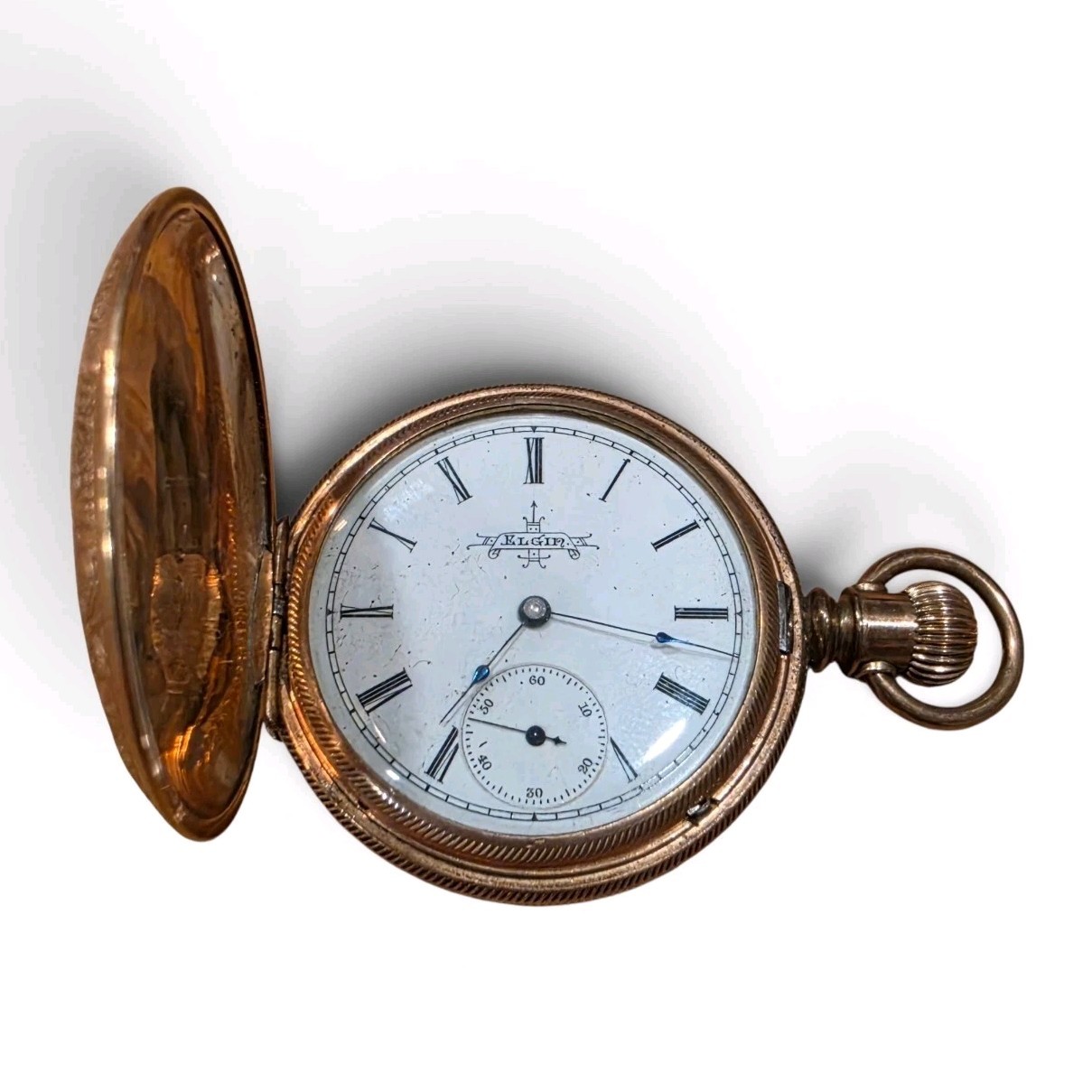 Antique Elgin Pocket Watch Fahys No. 1 Montauk Gold Filled Hunter Case