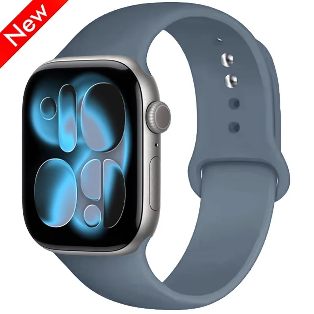 Sports Silicone Strap Watch Band For iWatch Series 11 10 9 8 7 6 SE 5 4 Ultra 3