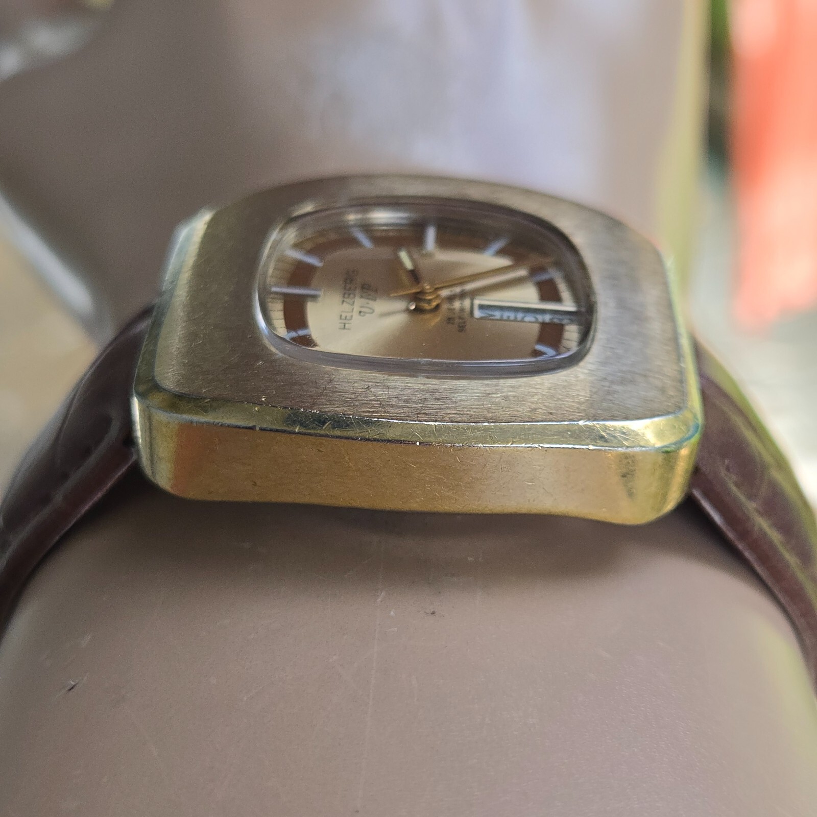 Vintage HELZBERG VIP men’s automatic watch swiss AS 2066 25Jewels 1970s #2