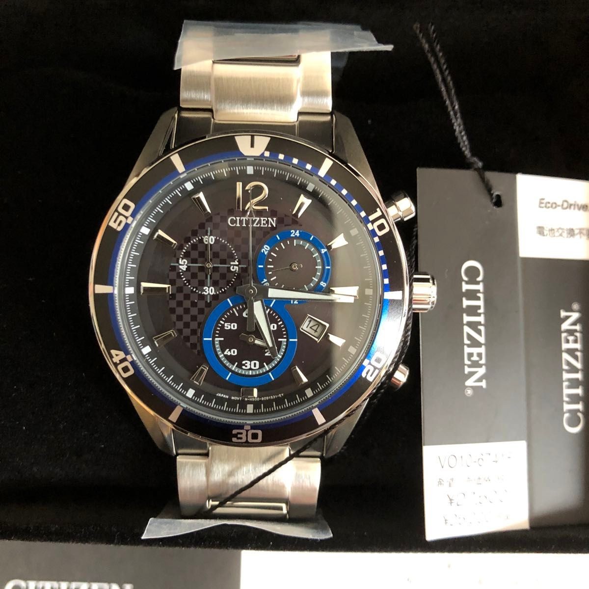 CITIZEN wristwatch VO10 6741F Eco Drive brand new