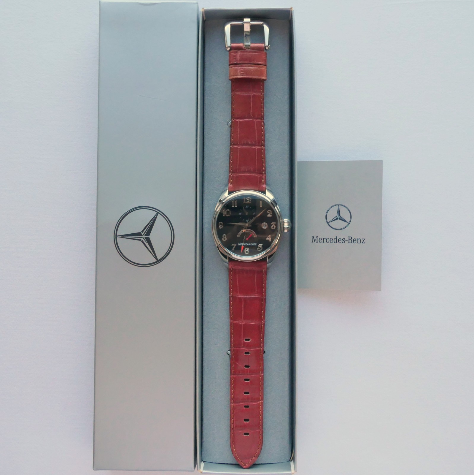 Mercedes Benz Classic Retro Design Car Accessory Power Reserve Automatic Watch