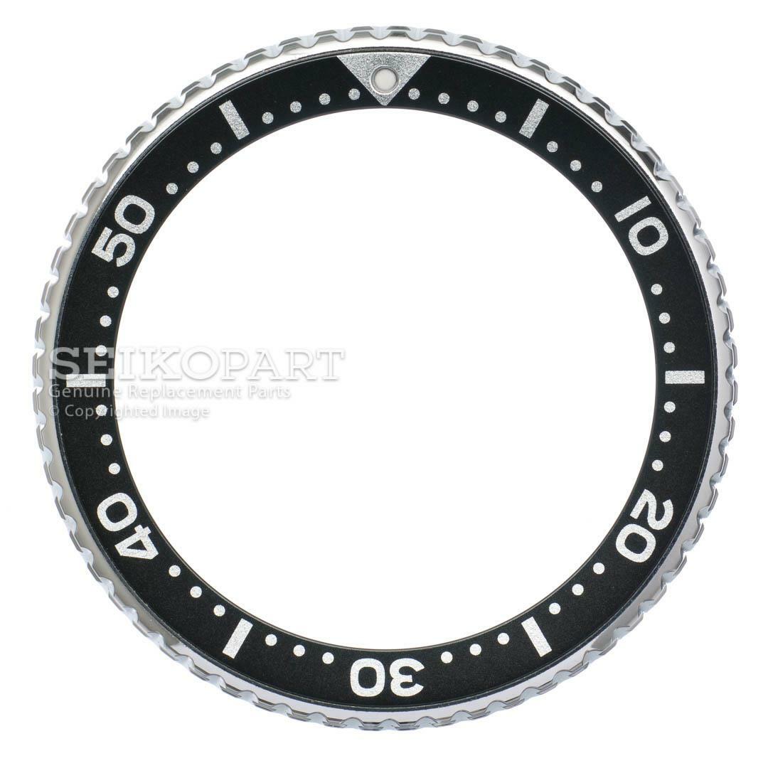 Seiko Black Rotating Stainless Steel Bezel SKX173 SKXA35 SKXA53 SKXA55 7S26-0028