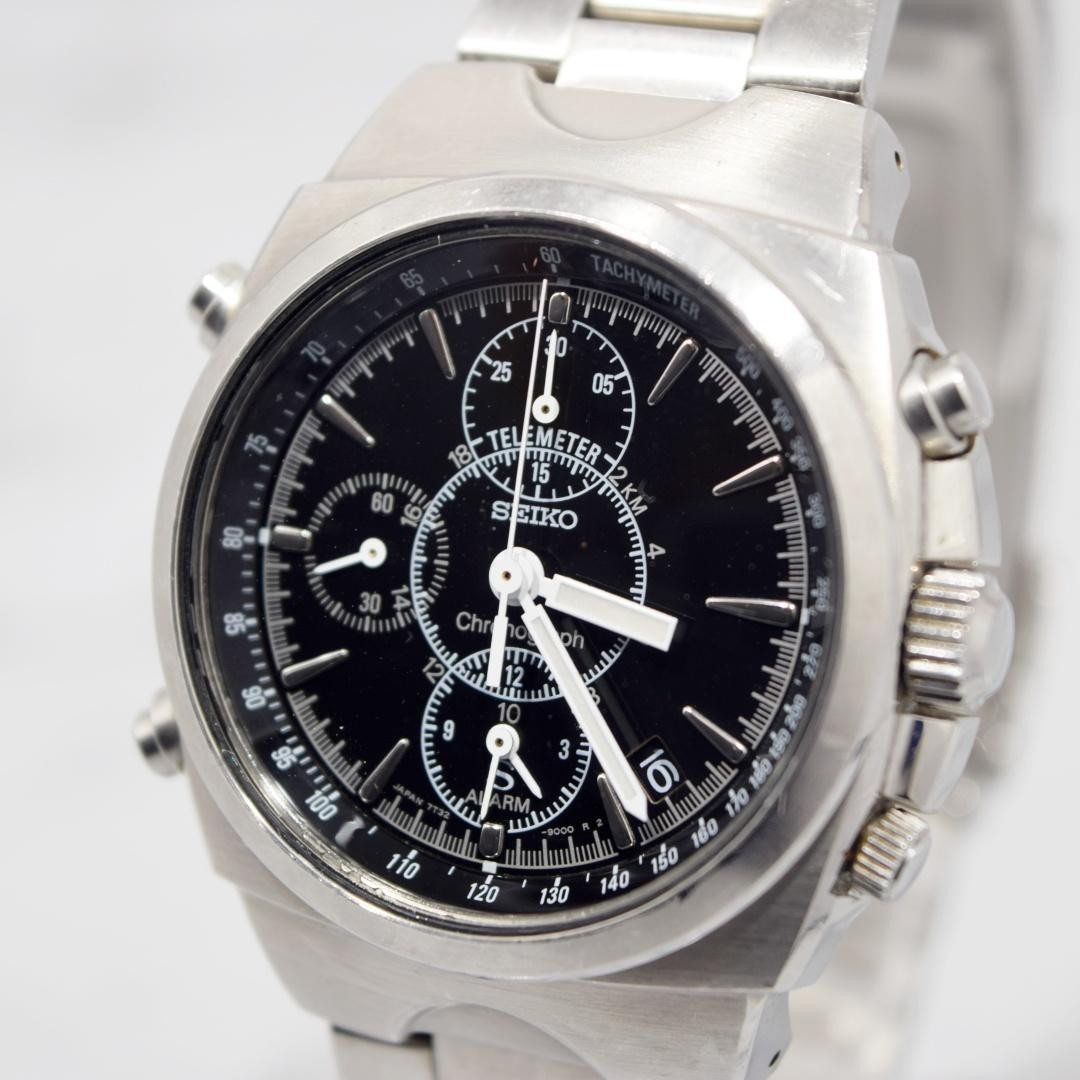 Seiko SUS Telemetry Chronograph 1999 New Glass
