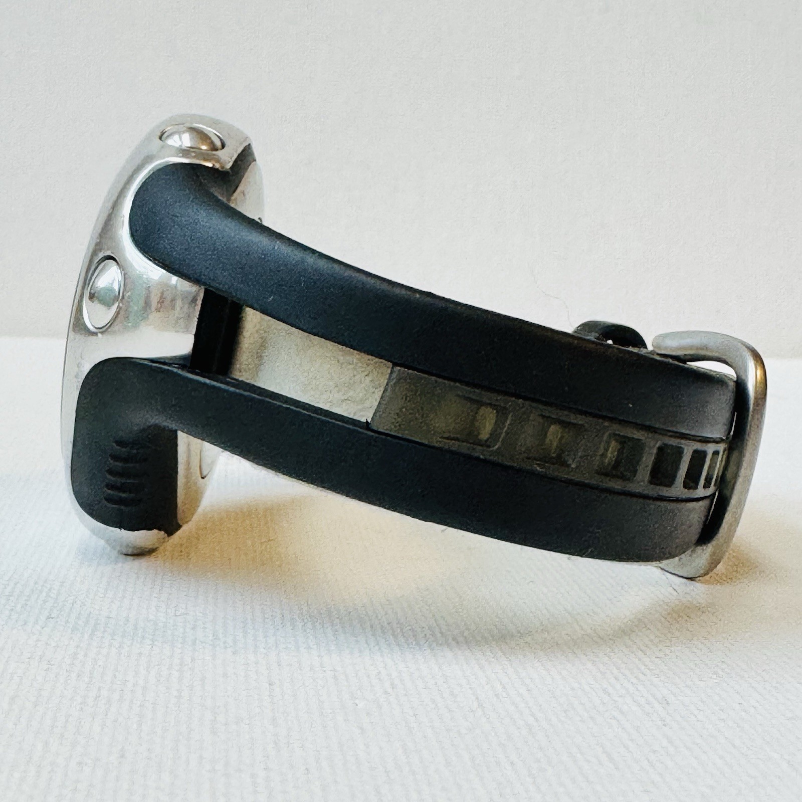 Vintage Nike Triax Speed 300 Lap Men’s Digital Watch Silver Black WR0101