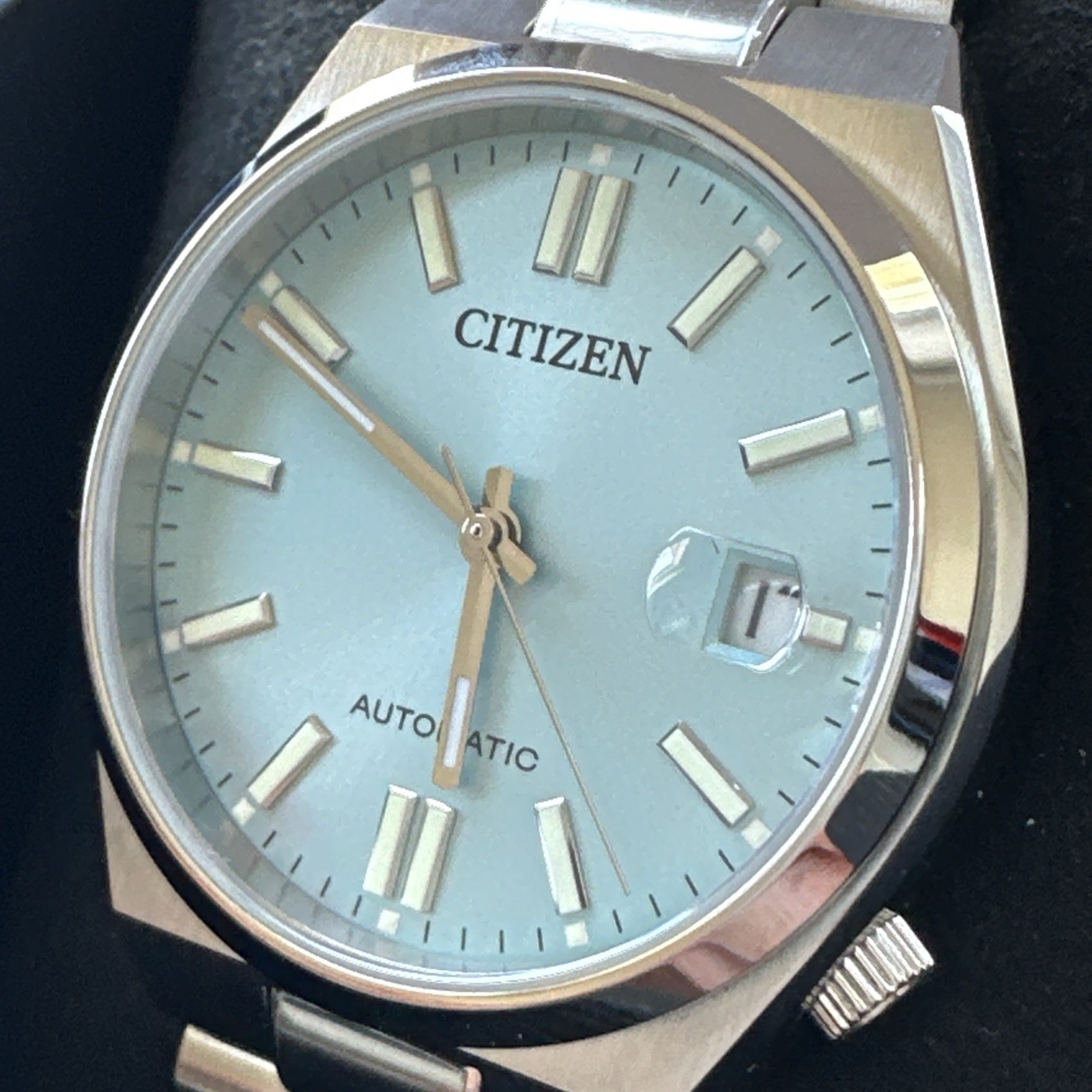Citizen Men’s Tsuyosa Automatic Blue Stainless Steel Date Watch 40MM NJ0151-53M