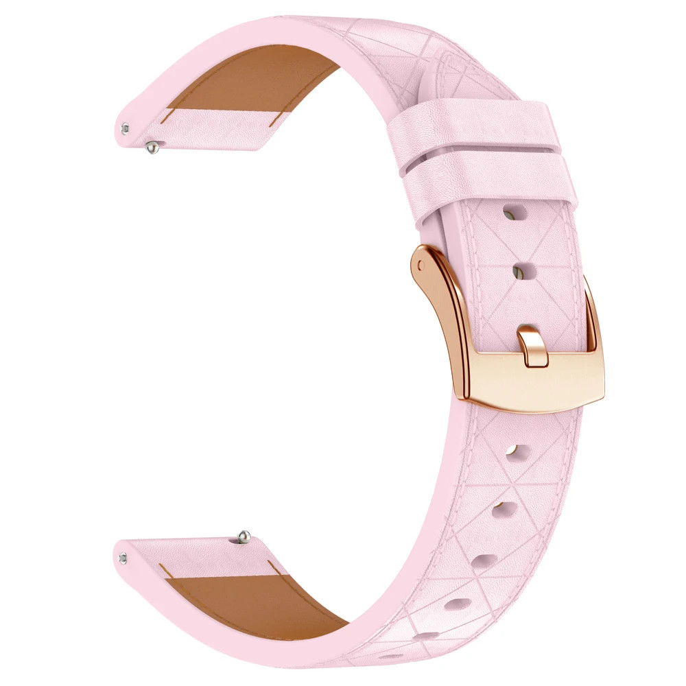Women Watch Band fr Garmin Venu 3S/2S Vivoactive 5/4S 3/3S 165/55 Leather Strap