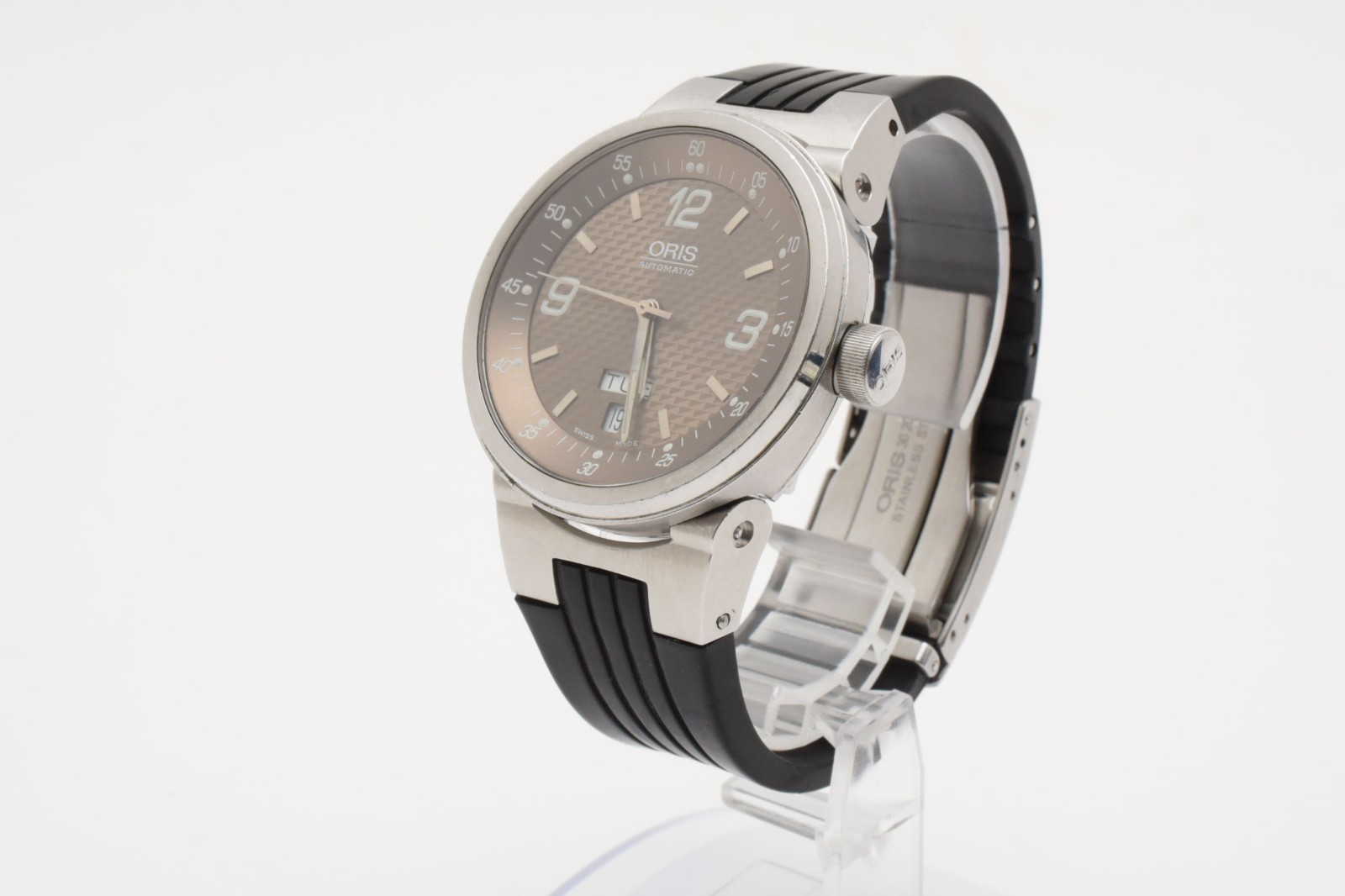 [Exc+5 w/Box] ORIS Williams F1 Team 7560 Brown Automatic 40mm Men’s Watch JAPAN
