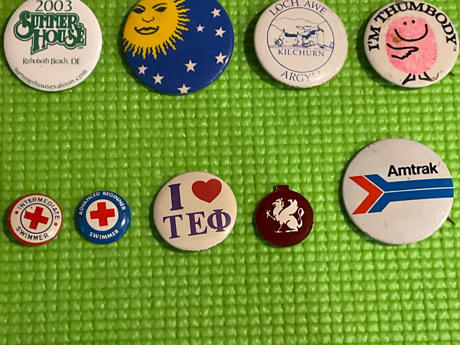 Vintage Pinback Button Collection 35+ 1970s 80s WABC No Nukes Esso TMI: U PICK