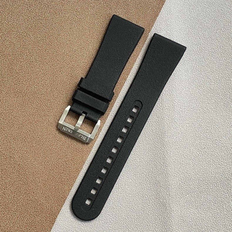 23mm-20mm High-Quality Rubber Watch Band Strap Fit Blancpain 5000 5015 5200