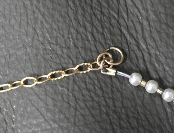 Holly Yashi Delicate Designer Beaded Necklace with 14K Gold Filled Clasp 18.5 in