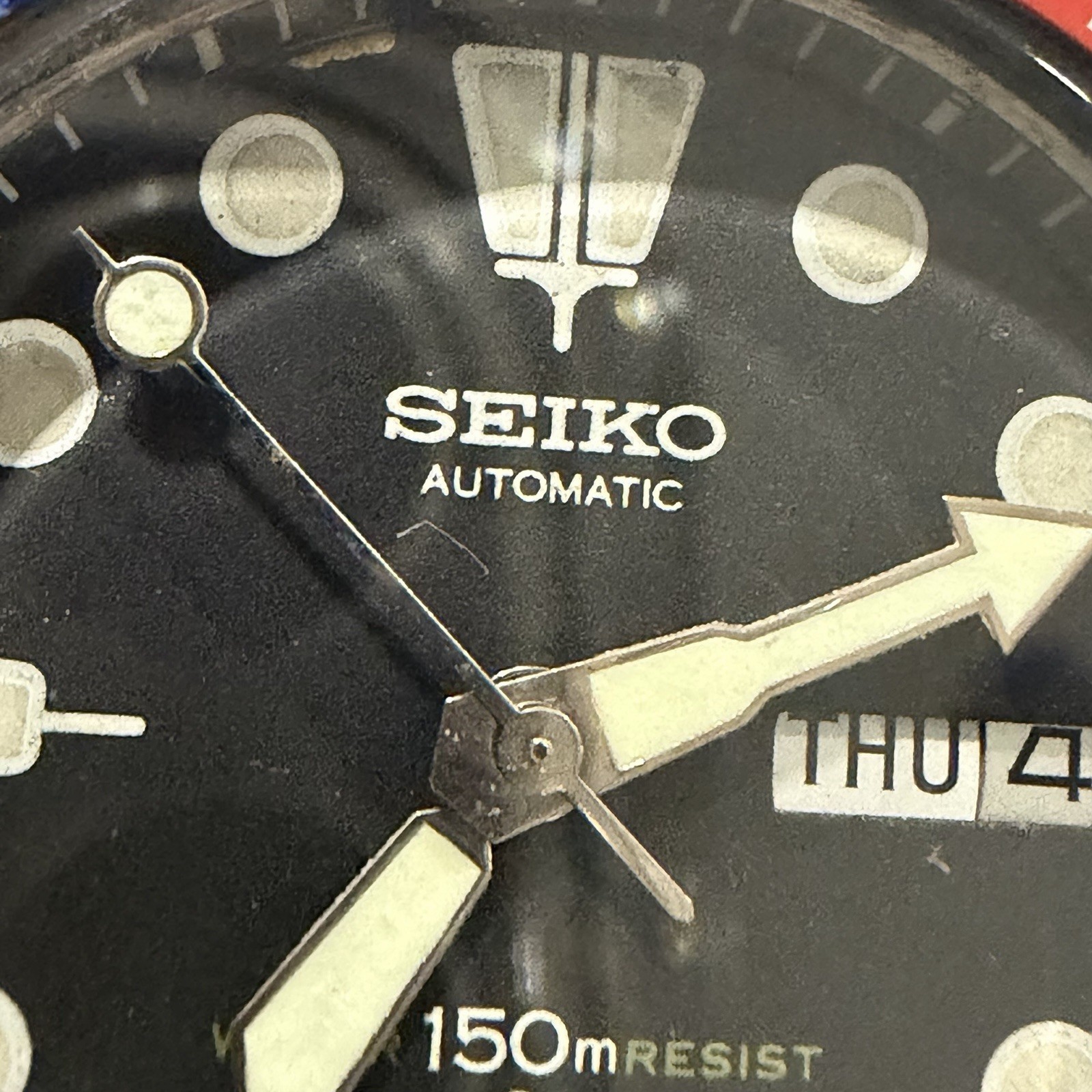 Vintage Seiko Turtle Pepsi 6309-7040 Suwa Automatic Men’s 44mm Diver Watch RUNS