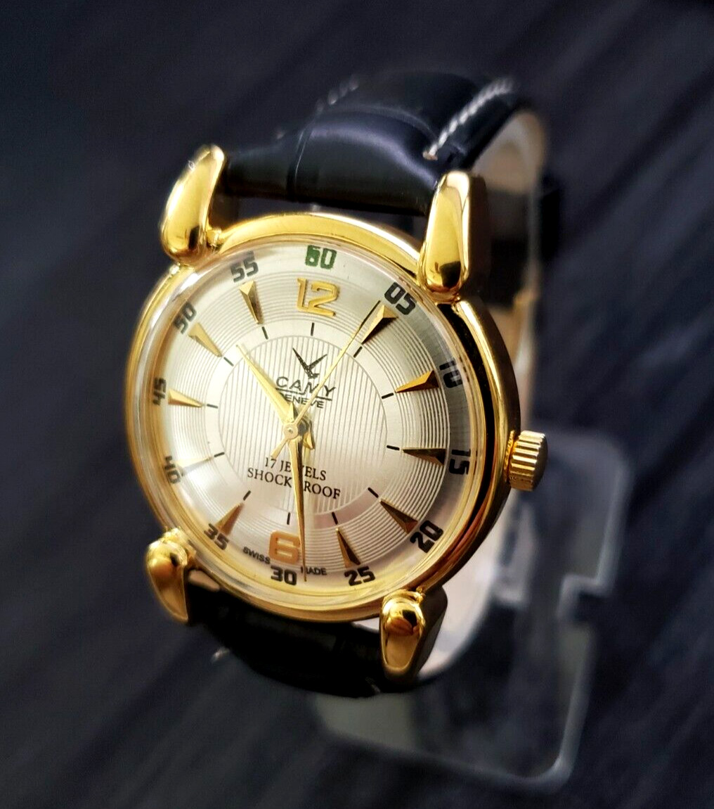 RARE Camy Geneve Mechanical Swiss Watch Restored Serviced Runs Excellent