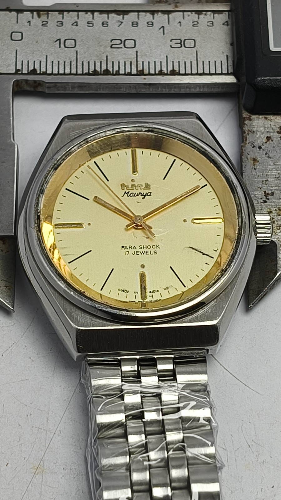HMT Maurya 17J Winding Wrist Watch For Men’s In Working Condition