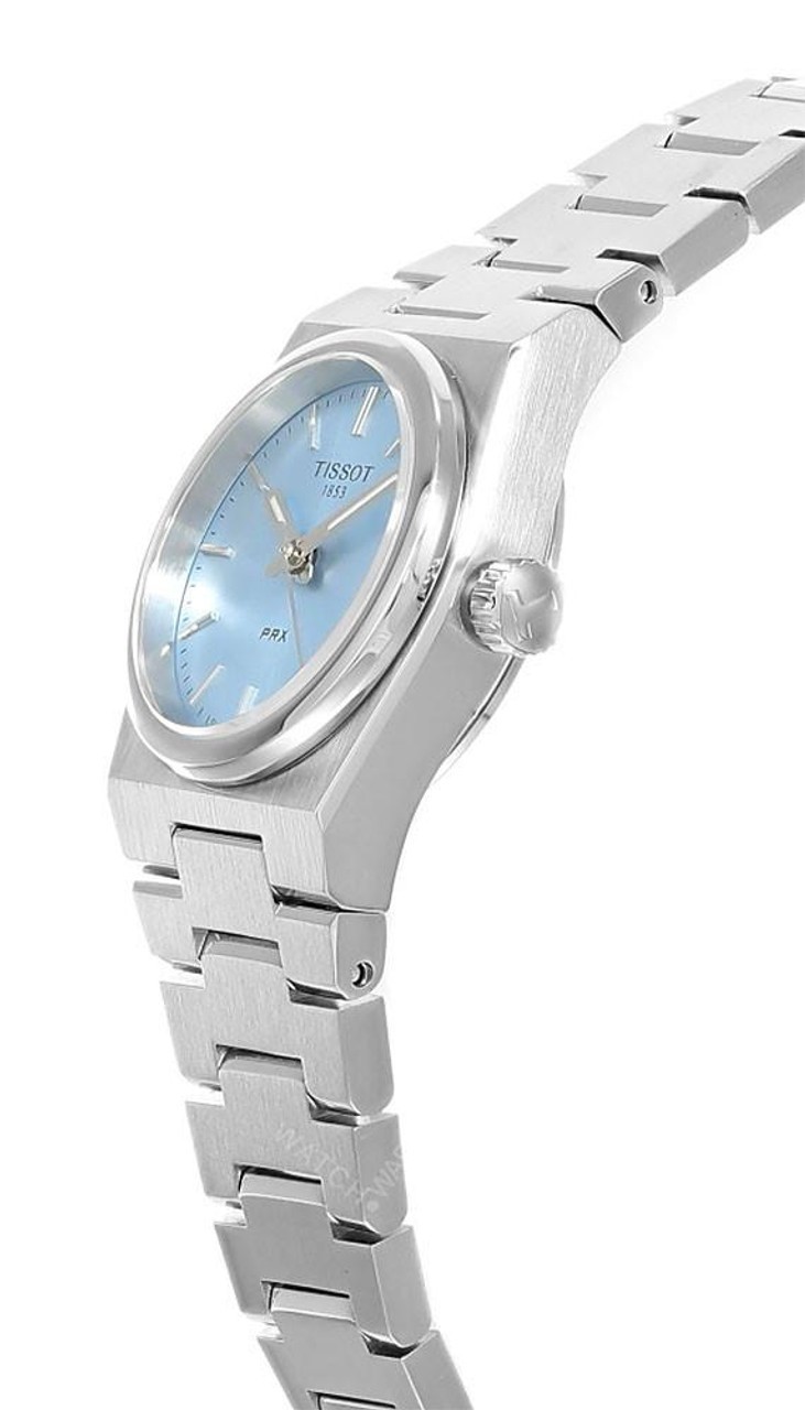 Tissot PRX 25mm Blue Dial and Grey Stainless Steel Men’s Watch T1370101135100