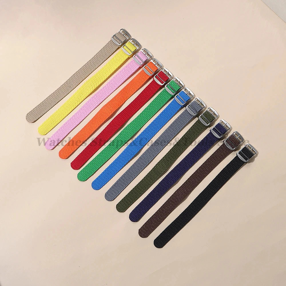 Woven Canvas Watch Strap for Omega Perlon 14 16 18 20 22mm Sport Bracelet New